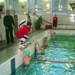 Cоревнования по плаванию среди ребят из коррекционных учреждений Москвы.